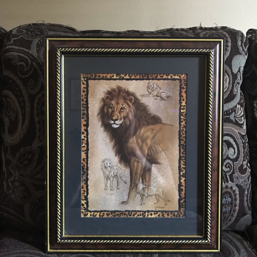 Home Decor Lion/ Leopard Set Interior Decoration